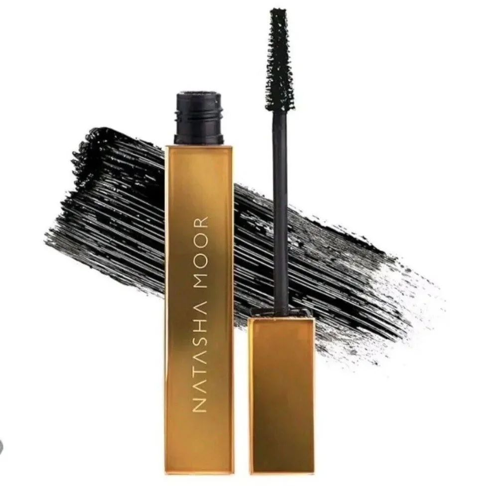 NIB 28.00 NATASHA MOORE MOOR POWER EXTREME BLACK MASCARA